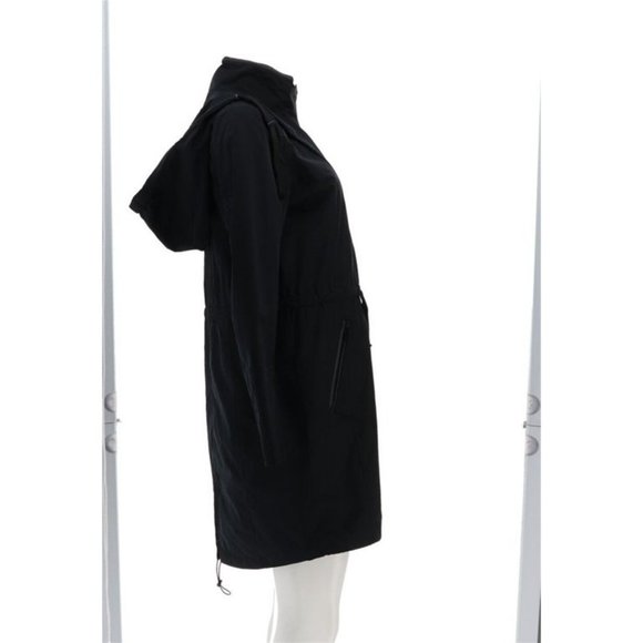 NWT CENTIGRADE ANORAK JACKET CINCHED WAIST BLACK XXS - Picture 7 of 12
